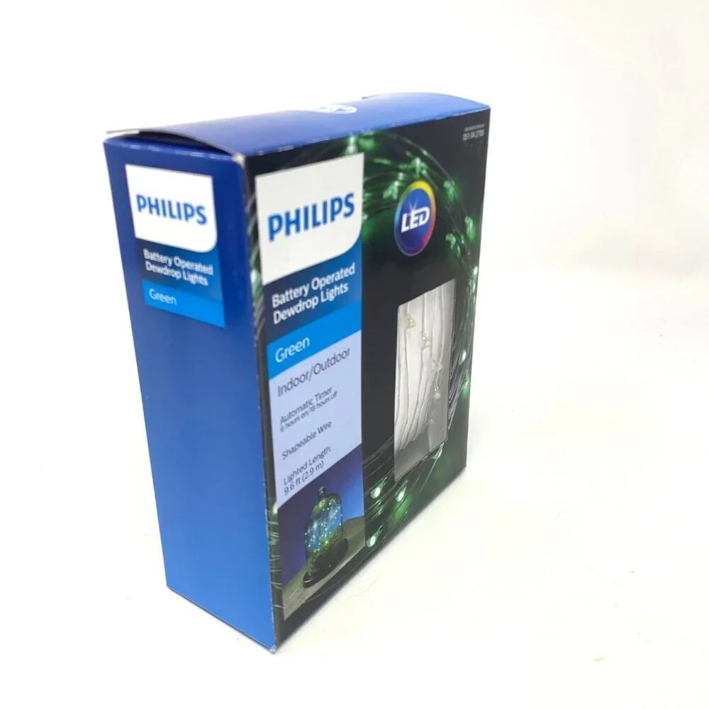 Philips Battery Operated Dewdrop Lights Indoor/Outdoor Decor Various Colors